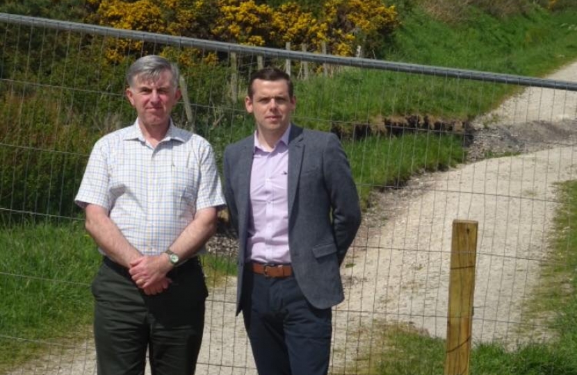 Moray MP Douglas Ross and Cllr Donald Gatt