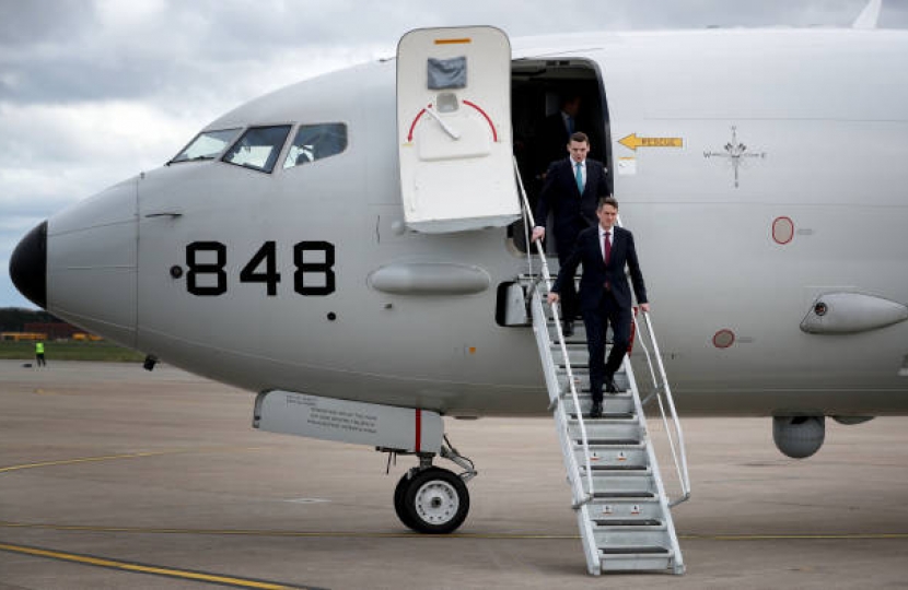 Douglas Ross MP at RAF Lossiemouth