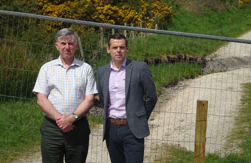 Douglas Ross MP and Cllr Donald Gatt