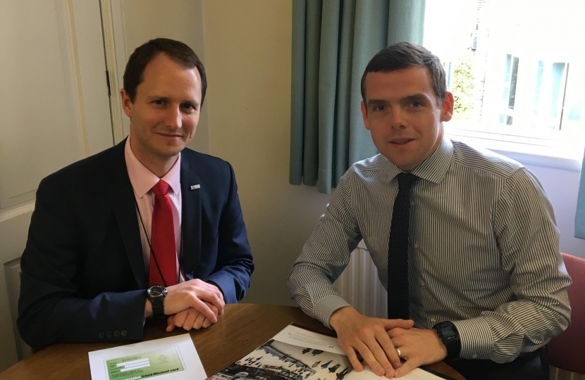 Douglas Ross MP and Seb Gordon