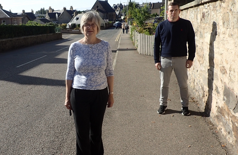 Cllr Claire Feaver and Douglas Ross MP