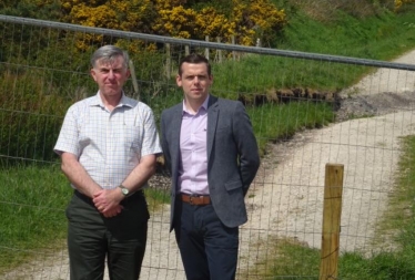 Moray MP Douglas Ross and Cllr Donald Gatt