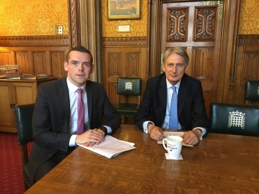 Douglas Ross MP meets with the Chancellor of the Exchequer