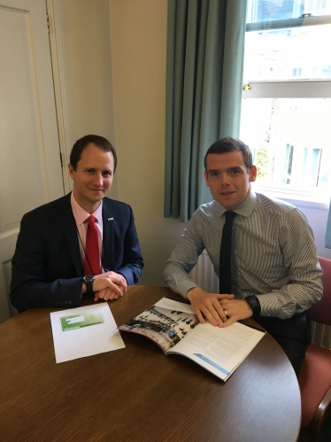 Douglas Ross MP and Seb Gordon