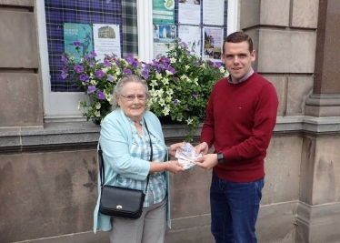 Douglas Ross MP and Moira Tulloch