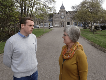 Douglas Ross MP and Cllr Claire Feaver